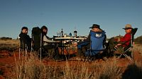 Bush camp north of Fort Grey